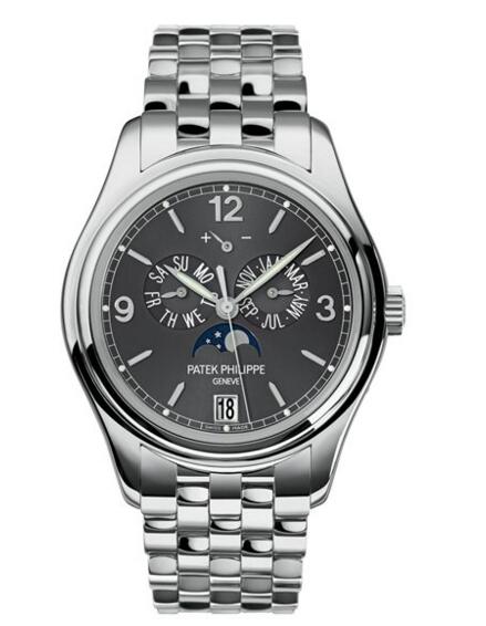 Patek Philippe replica Complications Moon-Phase Gray Dial 5146/1G-010 Patek Philippe replica Complications Moon-Phase Gray Dial 5146/1G-010